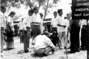Planting of a sapling by the Chief Guest