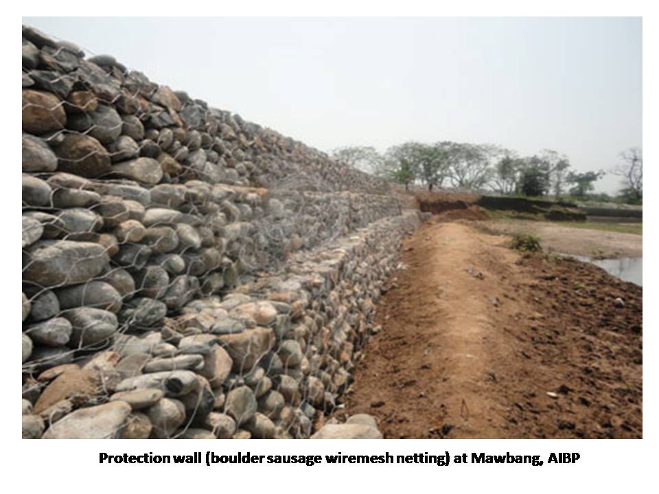 Protection Wall at Mawbang
