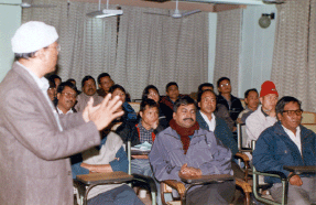 Shri K.W. Marbaniang as a guest lecturer