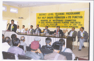 Chief Guest during the Inaugural speech Training Programme